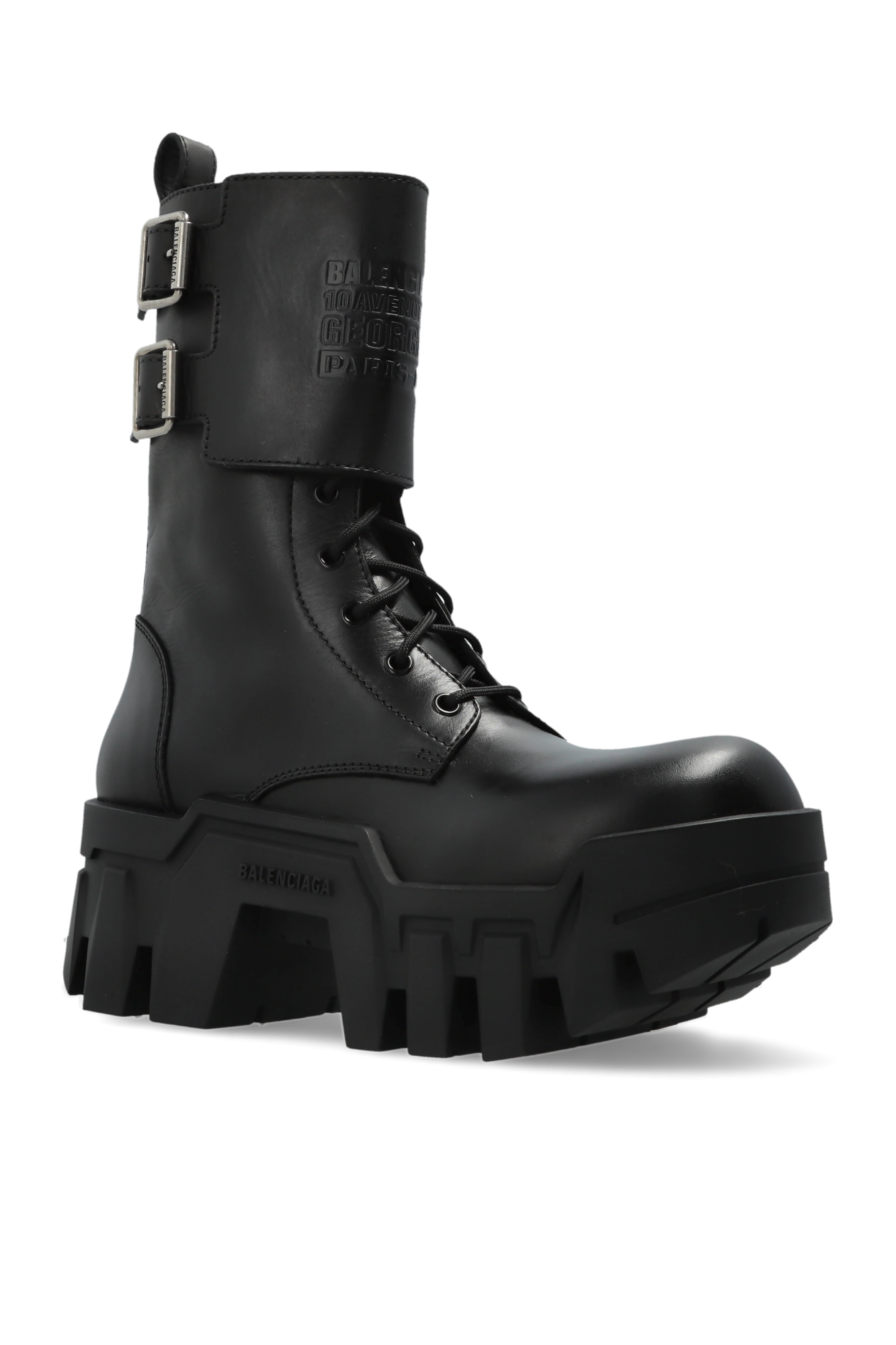 Balenciaga 'Bulldozer Combat' platform ankle boots | Women's | Vitkac